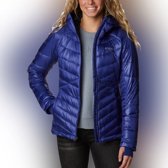 Columbia Women’s Joy Peak™ Hooded Jacket⎢DarkBlue⎢Small - Picture 5 of 8